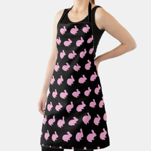 Pink Polka Dot Bunny Rabbit Schort