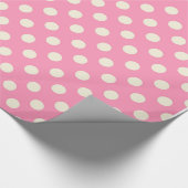 Pink Polka Dot Cadeaupapier (Hoek)