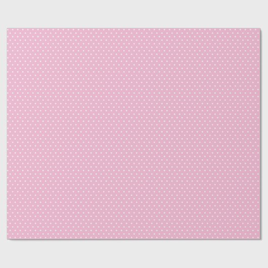 Pink Polka Dot Cadeaupapier (Vlak)