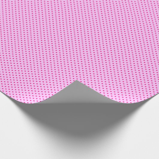 Pink Polka Dot Cadeaupapier (Hoek)