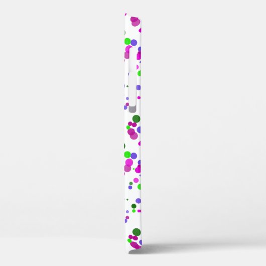 Pink Polka Dot Confetti Case-Mate iPhone Case (Achterkant / Links)