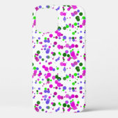 Pink Polka Dot Confetti Case-Mate iPhone Case (Achterkant)