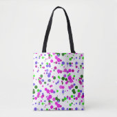 Pink Polka Dot Confetti Tote Bag (Voorkant)