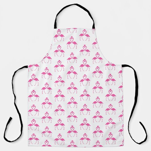 Pink Polka Dot Flamingo Schort (Voorkant)