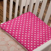 Pink Polka Dot Fleece Deken