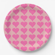 Pink Polka Dot Hearts