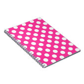 Pink Polka Dot Notitieboek (Rechterzijde)