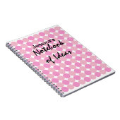 Pink Polka Dot Notitieboek (Rechterzijde)