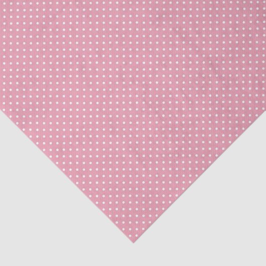 Pink Polka Dot Pattern Tissuepapier (Detail)