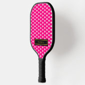 Pink Polka Dot Pickleball Paddle (Links)