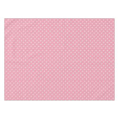 Pink Polka Dot Tafelkleed (Voorkant (Horizontaal))