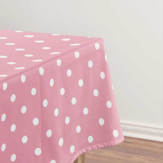 Pink Polka Dot Tafelkleed (Voorbeeld)