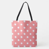 Pink Polka Dot Tote Bag (Voorkant)