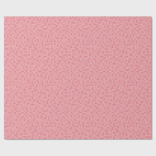 Pink Polka Dots Cadeaupapier (Vlak)