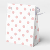 Pink Polka Dots Pattern Bedankdoosjes (Achterkant)