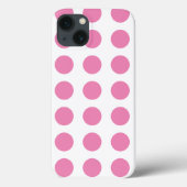Pink Polka Dots Pattern Case-Mate iPhone Case (Achterkant)