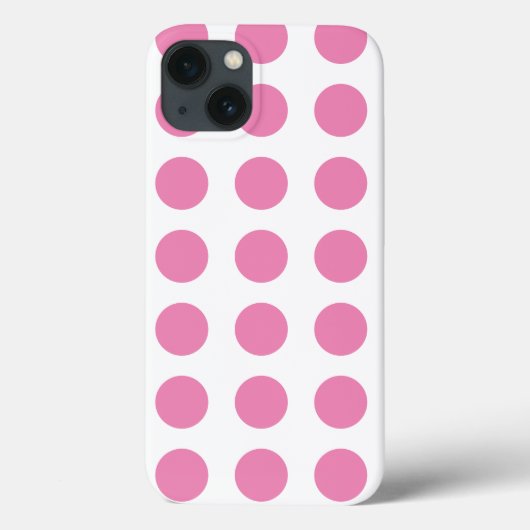 Pink Polka Dots Pattern Case-Mate iPhone Case (Achterkant)