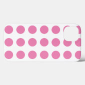 Pink Polka Dots Pattern Case-Mate iPhone Case (Achterkant (horizontaal))