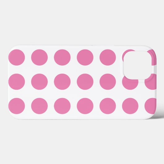Pink Polka Dots Pattern Case-Mate iPhone Case (Achterkant (horizontaal))