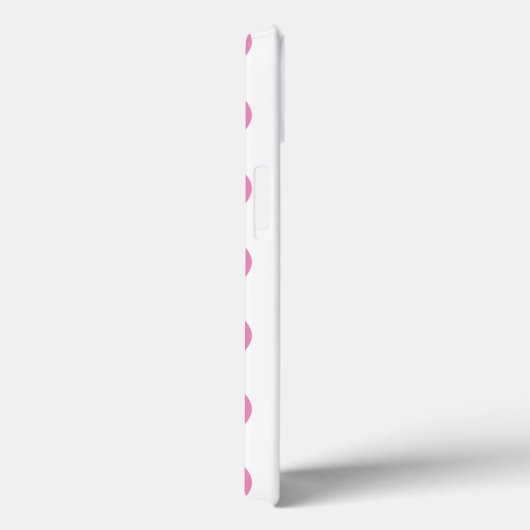 Pink Polka Dots Pattern Case-Mate iPhone Case (Achterkant / Rechts)