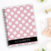 Pink Polka Dots, Polka Dot Pattern, Jouw naam Planner