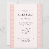 Pink Polka Dots, Polka Dot Pattern, Stippen, Birth Kaart (Voorkant)