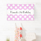 Pink Polka Dots, Polka Dot Pattern, Stippen, Birth Spandoek (Insitu)