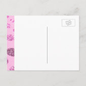 Pink Polka Dots | Wil je mijn bruidsmeisje zijn? Uitnodiging Briefkaart (Achterkant)