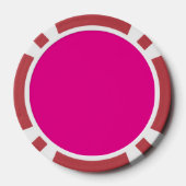 Pink Polka Poker Chip (Achterkant)