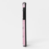 -PINK POLKA SKULL IPHONE CASE- Case-Mate iPhone CASE (Achterkant/links)