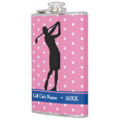 Pink Polkadot fles "Birdie Juice" voor dames Heupfles (Links)