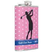 Pink Polkadot fles "Birdie Juice" voor dames Heupfles (Rechts)