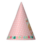 Pink Polkadot Gingerbrood House Feesthoedjes (Links)