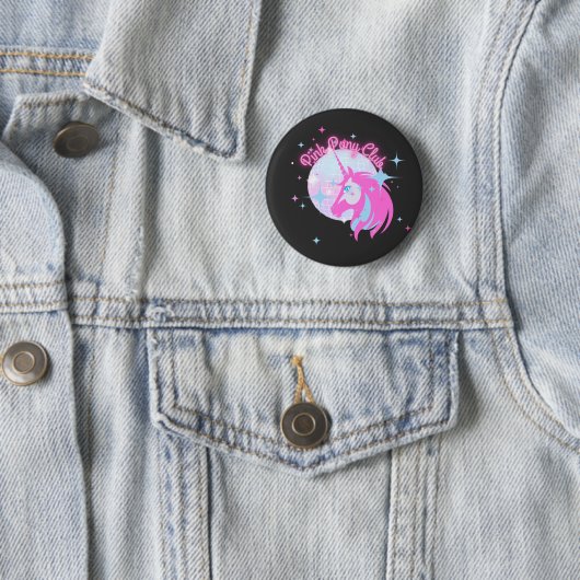 Pink Pony Club Ronde Button 5,7 Cm (In situ)
