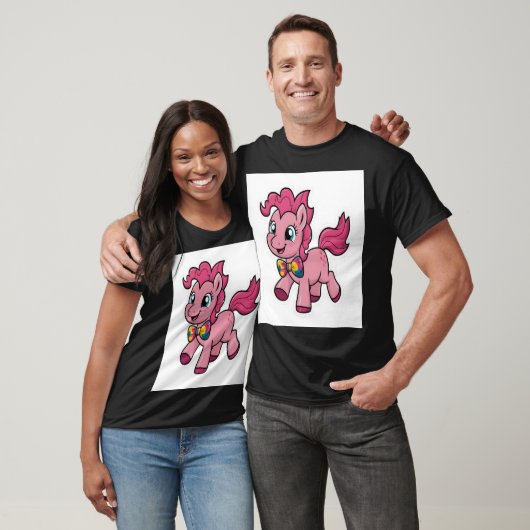 pink pony club sticker t-shirt (Unisex)