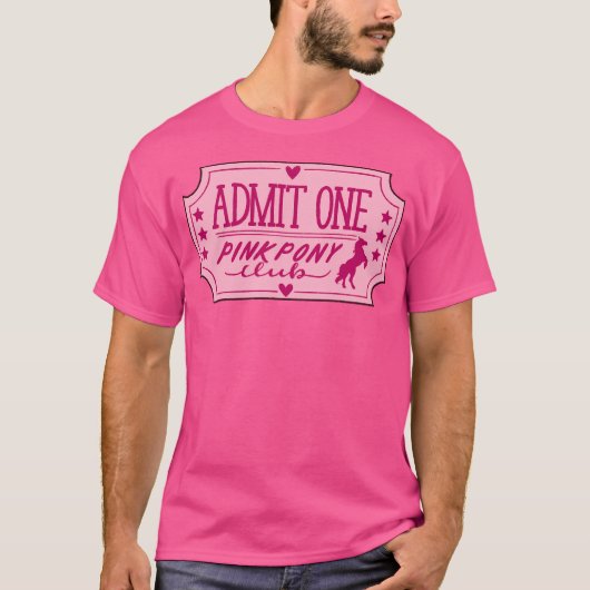 Pink Pony Club Ticket T-shirt (Voorkant)