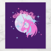 Pink Pony Club Wijn Etiket (Enkel label)