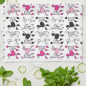 PINK POODLE Bathroom Hand Towel Theedoek (Gevouwen)