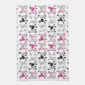 PINK POODLE Bathroom Hand Towel Theedoek (Verticaal)