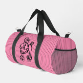 Pink  Poodle Duffel Bag Plunjezak (Rechterhoek)