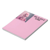 PINK POODLE SCHRIJVEN PAD PERSONALISEERD BRIEFPAPI NOTITIEBLOK (Linkerzijde)