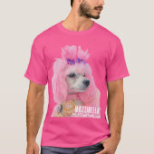 Pink Poodle shirt, poodle shirt (Voorkant)