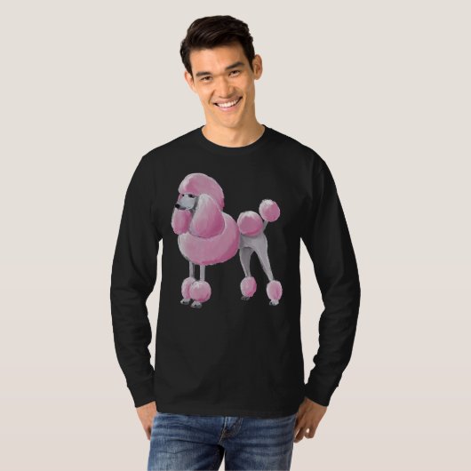 Pink Poodle T-shirt (Voorkant volledig)