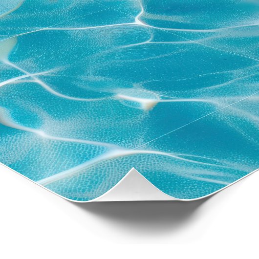 Pink Pool Float - Summer Relaxation Scene Perfect Poster (Hoek)