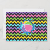 Pink Pool verjaardag zomer bash krijtbord foto Kaart (Achterkant)