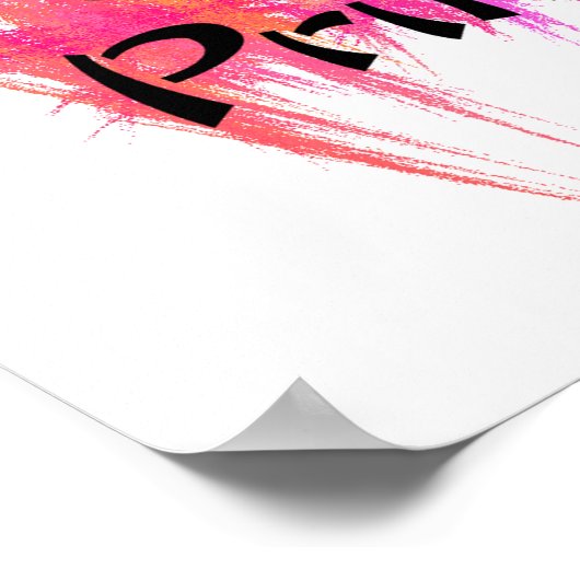 Pink Poomsae Princess Poster (Hoek)