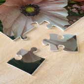 Pink Poppies and Snapdragon Blooms Legpuzzel (Zijkant)