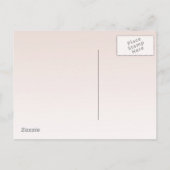 Pink Poppies Dream Poem Briefkaart (Achterkant)