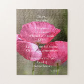 Pink Poppies Dream Poem      Legpuzzel (Verticaal)