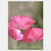 Pink Poppies   Magneet (Voorkant)